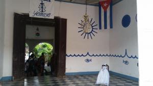 Trinidad : Templo de Yemaya ,divinité afro-cubaine de la Santeria