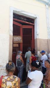 Santiago : boucherie en " Libreta " livret de rationnement