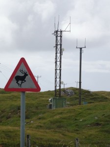 North Uist le cerf transmetteur