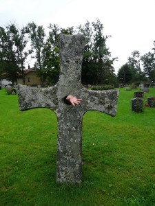 dans le cimetière de l'ile de Svanoey 