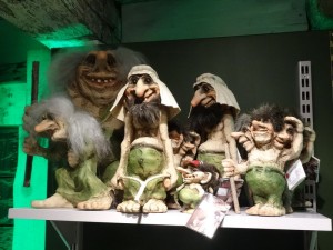 Bergen au magazinzin de souvenirs