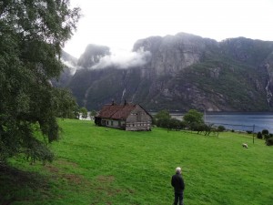 Lysefjord la ferme abandonnée