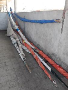 Tarrafal voiles des pêcheurs : En bâches ou sacs de riz cousus 