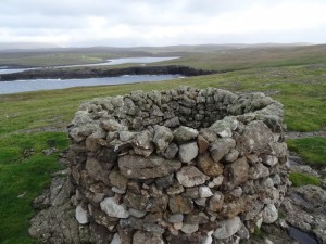 Eshaness enclos à agneaux