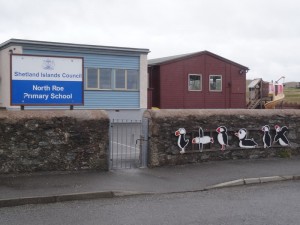 l'école de Sand Voe