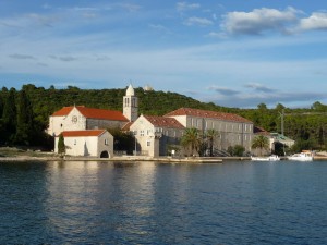  Badija ,vue  du mouillage