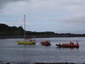 Ellanbeich et Easdale les départ des bateaux pour le Coryvreckan