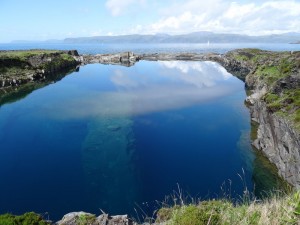 Ellanbeich et Easdale : ancienne carrière d'ardoise, inondée