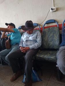 salle d'attente du bus