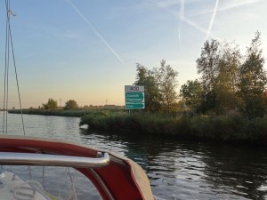 sur les canaux